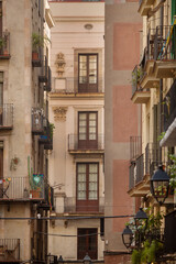 Fototapeta premium Beautiful architecture in the city centre of Barcelona