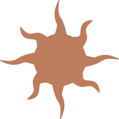 Boho sun icon
