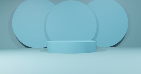 colorful stand for product 