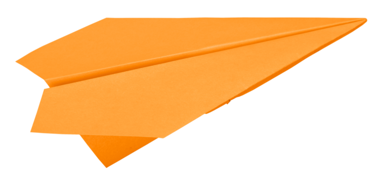 Colorful rocket origami from the paper