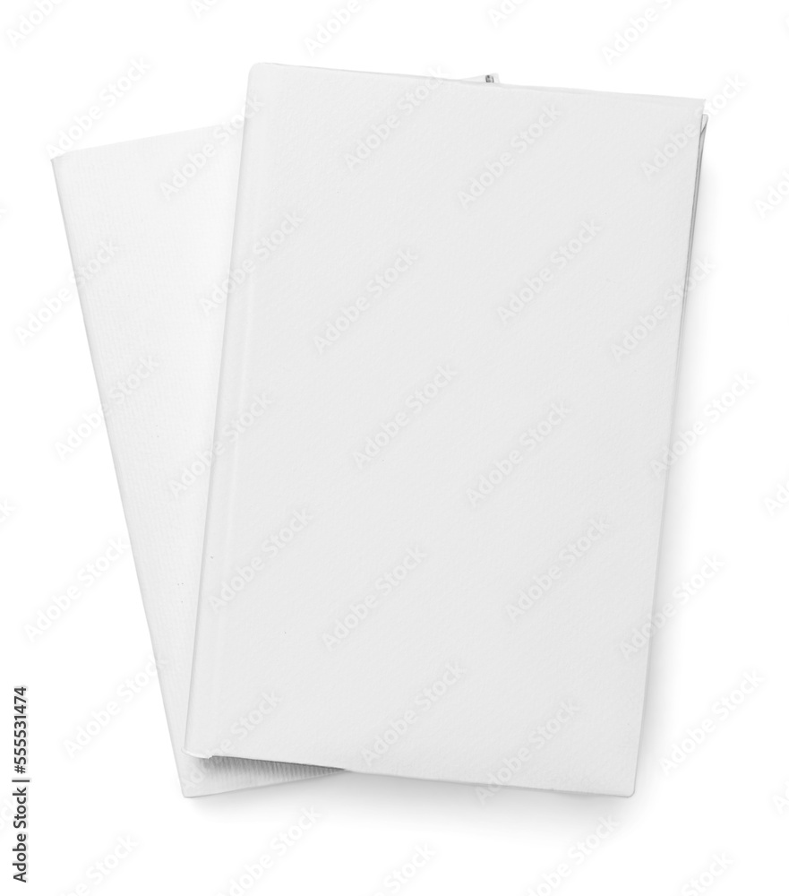 Poster Blank white study books cover