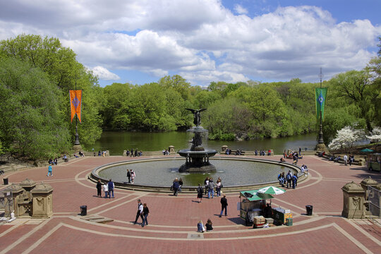 Bethesda Fountain, Central Park, NYC, New York, USA