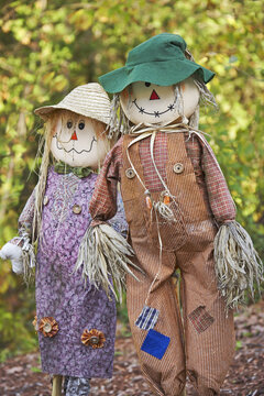 Scarecrows, Stowe, Vermont, USA