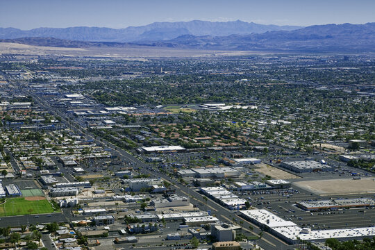 Aerial View of Las Vegas, Las Vegas, Nevada, USA