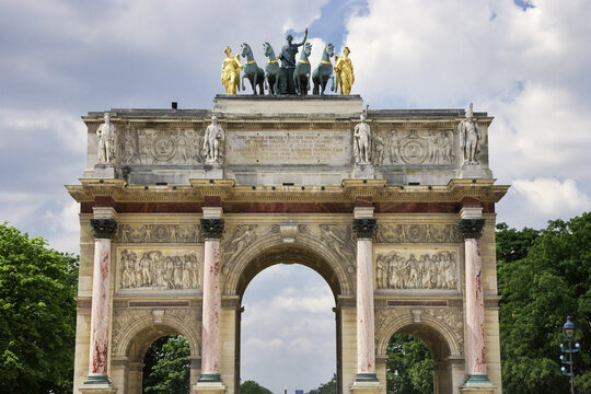 Arc de Triomphe du Carrousel, Paris, Ile-de-France, France