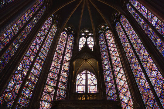 Sainte Chapelle, Ile de la Cite, Paris, Ile-de-France, France