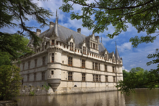 Chateau Azay le Rideau, Azay le Rideau, Indre River, Indre-et-Loire, Loire Valley, France