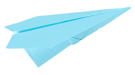 Colorful colored plane origami from the paper