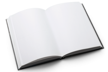 A classic of white blank paper book