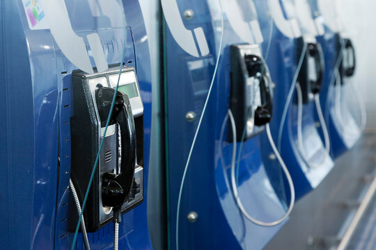 Telephones, Athens International Airport, Athens, Attica, Greece