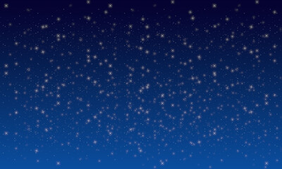 Obraz premium Starry sky background - digital illustration.