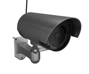 3d rendering realistic surveillance camera