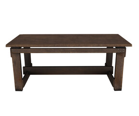3d rendering old wooden table