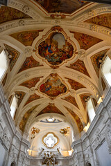 interior of the Certosa di San Lorenzo Padula Italy