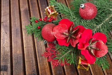 Christmas beautiful tree decorations for holiday