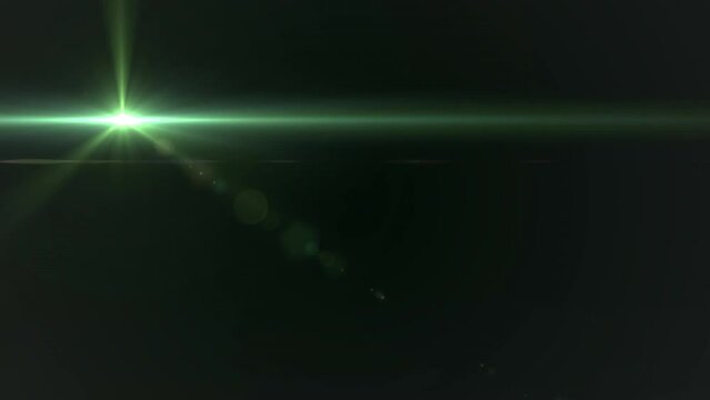 An animation of a green spot of light moving in a hypnotic motion in a seamless loop on a green back