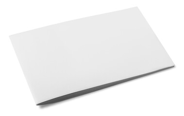 Blank white stationery card and envelope