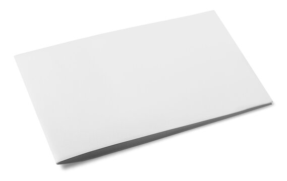 Blank white stationery card and envelope
