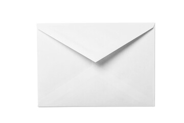 A classic white blank paper envelope
