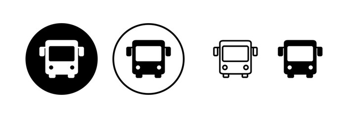 Bus icon vector illustration. bus sign and symbol. transport symbol