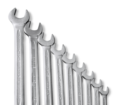 Spanner chrome metal wrench tools - Powered by Adobe