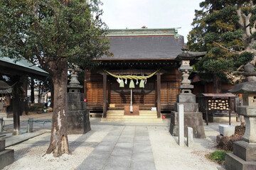 桶川稲荷神社の社殿【埼玉県桶川市】