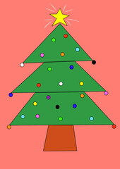 Fototapeta premium A more diverse Christmas tree