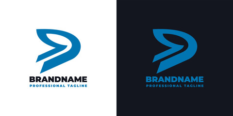 Letter DS or SD Logo, suitable for any business related to letters S and D.