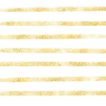 Gold Sparkle Striped Background