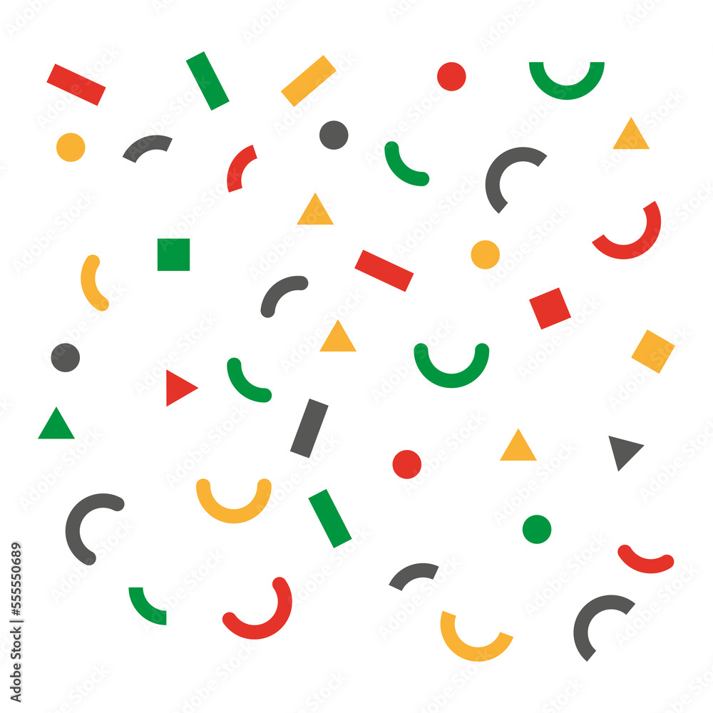Poster color abstract background figures. fabric pattern. vector illustration. stock image.
