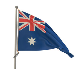 Fototapeta premium Australia map waving flag country national 26 twenty six day january freedom politic government democratic travel beach happy holiday celebration festival sydney patriotic promotion 