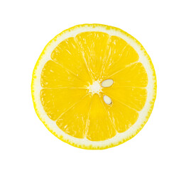 lemon slice  isolated on transparent png
