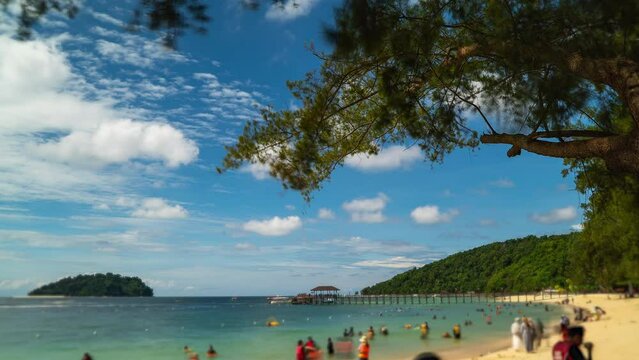 Manukan Island time-lapse, Sabah, Malaysia