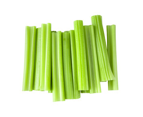 Celery sticks. on transparent png