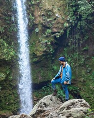 hiker in the mountains