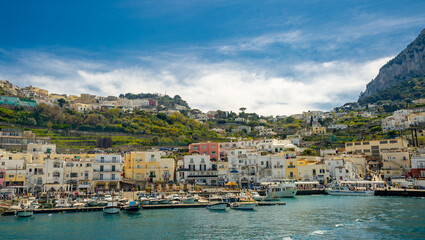 Fototapeta na wymiar Capri island Italy