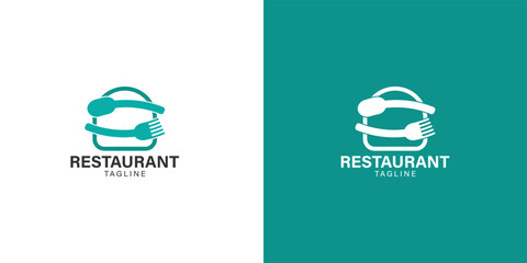 restaurant logo simple design idea