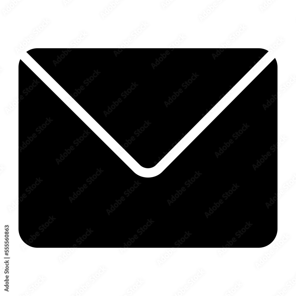 Poster email glyph icon