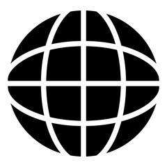 globe glyph icon
