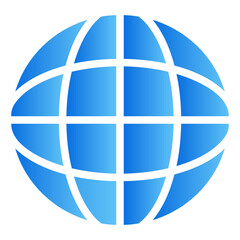 globe gradient icon