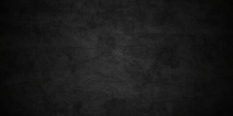 Black texture chalk board and black board background. stone concrete texture grunge backdrop background anthracite panorama. Panorama dark grey black slate background or texture