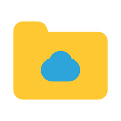 Folder Icon Flat Style