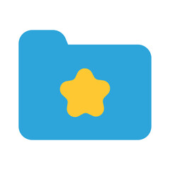 Folder Icon Flat Style