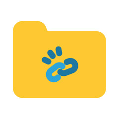 Folder Icon Flat Style