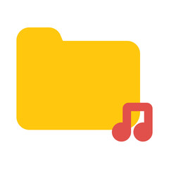 Folder Icon Flat Style