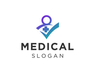 Naklejka na ściany i meble Logo design about Medical on a white background. made using the CorelDraw application.
