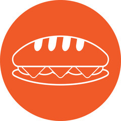 The cafe icon for menu or hot drink and food concept