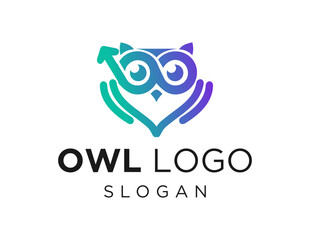 Logo design about Owl on a white background. made using the CorelDraw application.