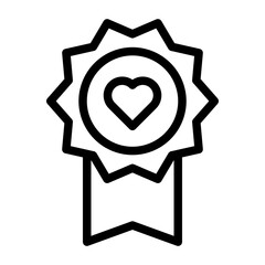 Medal Icon Line Style