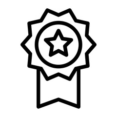 Medal Icon Line Style